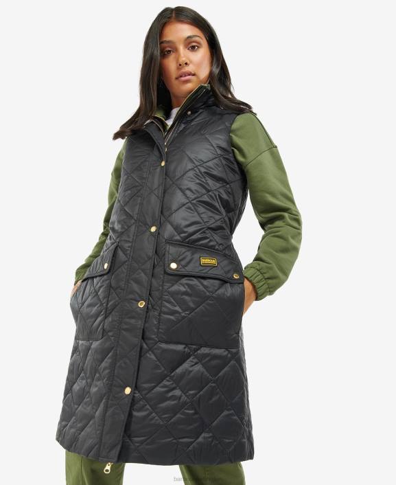 Women Burnt Cinder Barbour Knock Hill Gilet 40VB1557