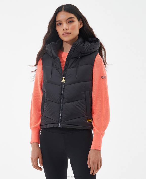 Women Green Smoke Barbour Halton Gilet 40VB1562