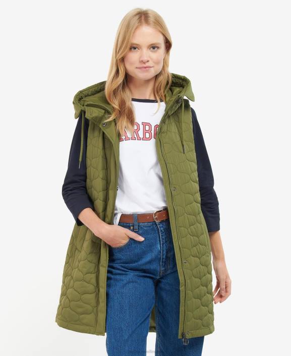 Women Olive Tree Barbour Nahla Gilet 40VB1570