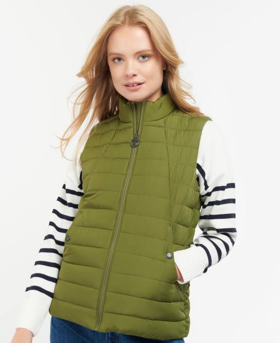 Women Olive Tree Barbour Yara Gilet 40VB1558