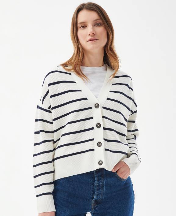 Women Cloud Barbour Mariner Cardigan 40VB1920