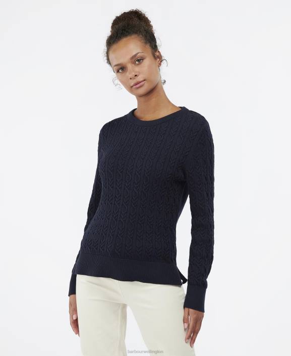 Women Off White Barbour Hampton Knit 40VB1950