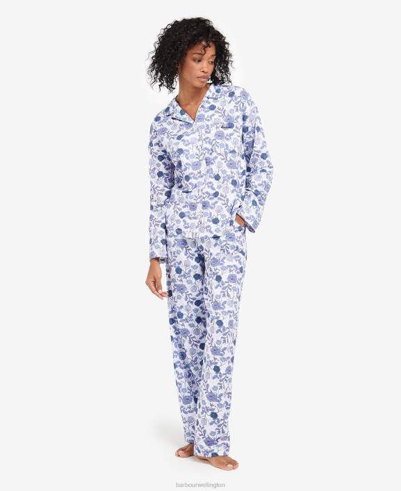 Women Bellflower Floral Barbour Darcy PJ Set 40VB2041