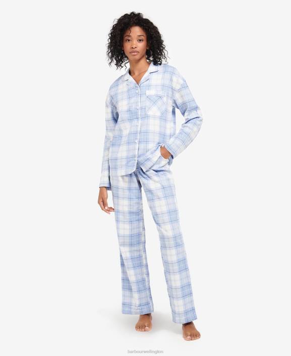 Women Pink Tartan Barbour Ellery PJ Set 40VB2037