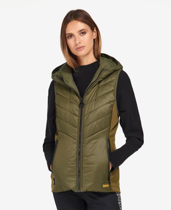 Women Classic Black Barbour Lando Quilted Gilet 40VB1464