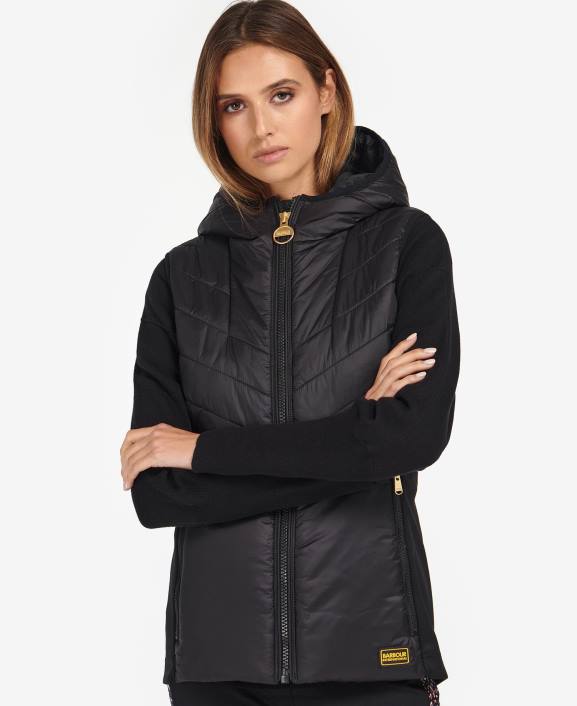 Women Classic Black Barbour Lando Quilted Gilet 40VB1477