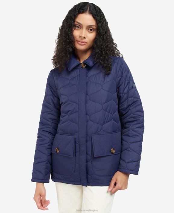 Women Eternal Ink Barbour Leilani Quilted Jacket 40VB1498