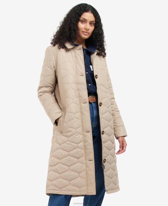 Women Light Trench Barbour Daria Quilted Jacket 40VB1434