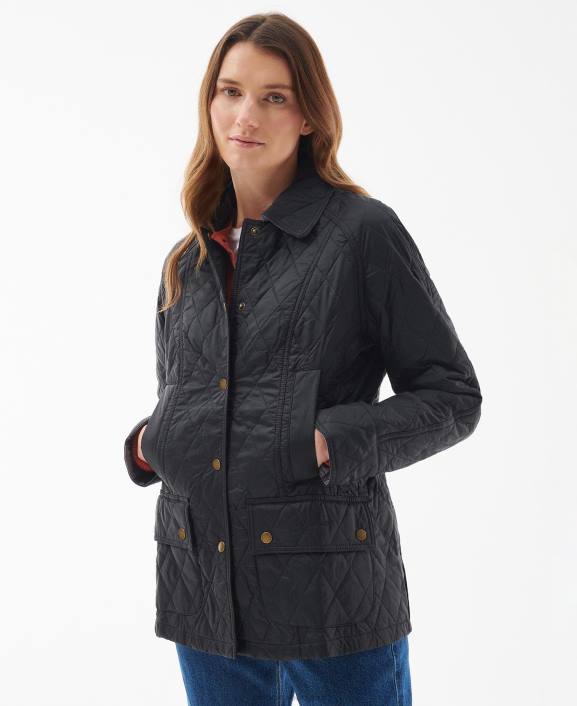 Women Pearl Barbour Summer Beadnell Quilted Jacket 40VB1504