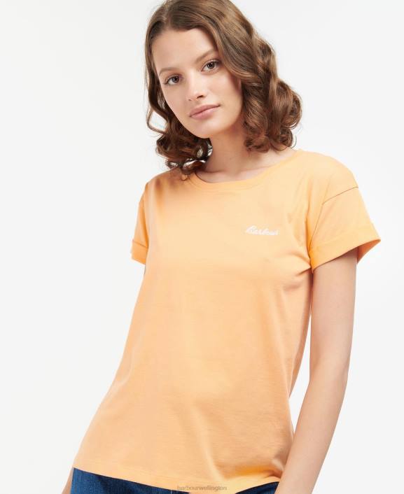 Women Papaya Barbour Kenmore T-Shirt 40VB1752