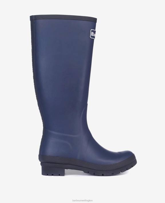 Women Black Barbour Abbey Wellington Boots 40VB2158