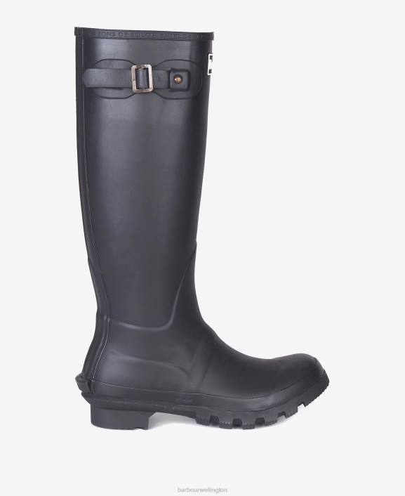 Women Black Barbour Bede Wellington Boots 40VB2151