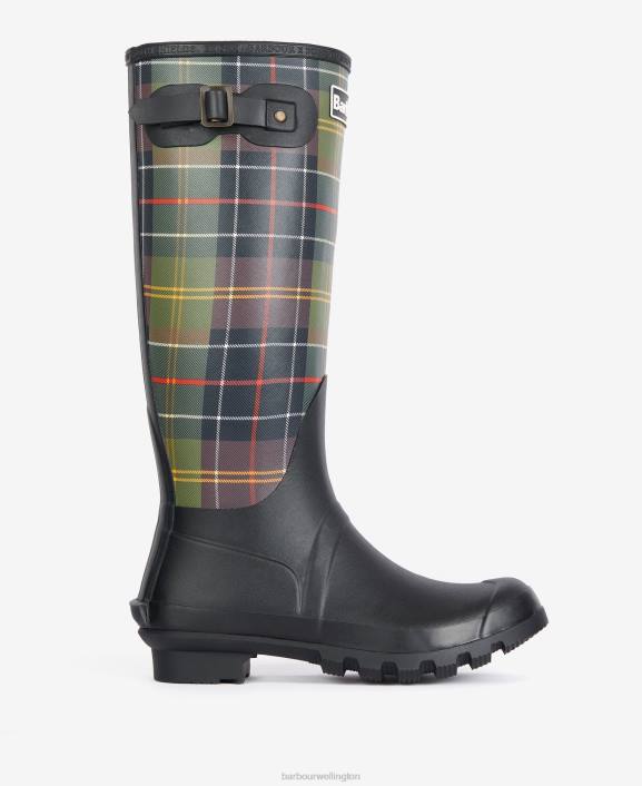 Women Classic Tartan Barbour Tartan Bede Wellingtons 40VB2172